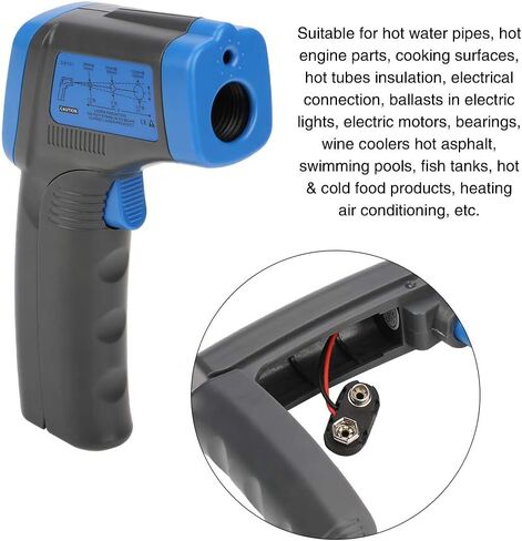 KIMISS St600 Handheld Non Digital LCD Thermometer Ir Temperature Tester 32 to 600 in Saudi Arabia