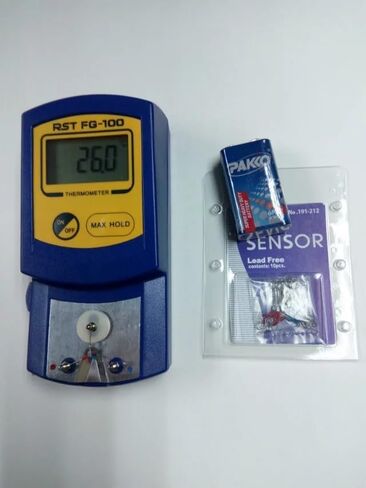 Welding Soldering Iron Tip Thermometer Temperature Tester Probes LCD display 9V in Saudi Arabia
