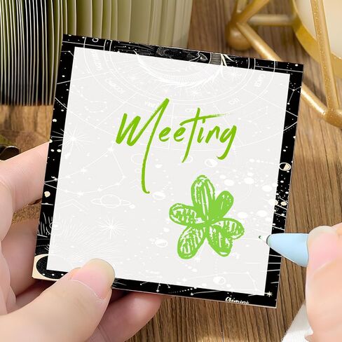 Sticky Notes 3x3 Inches, 2 Pads, Easy Post Cute Self-Stick Notes, Colorful Self Stick Notes Pads for Home Office Notebooks Accessories, Strong Adhesive Note Pad Blue Cute Bows in Saudi Arabia