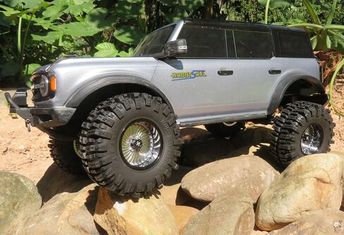 HOBBYSOUL Wide 40mm 2.2 Beadlock Wheels Adjustable Negative Offset Rims for 1/10 RC Crawler SCX10 Capra TRX4 Gen8 Everest gen 7 Pro Upgrades,HS701522 in Saudi Arabia
