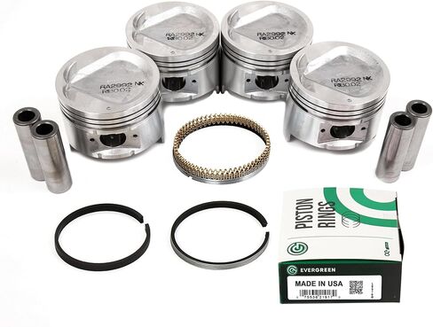 MA-4216947146-2 Pistons w/Rings Compatible With/For 93-97 Honda Isuzu Amigo Rodeo Pickup 2.6 4ZE1 in Saudi Arabia