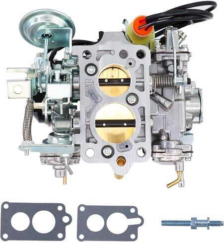 جديد 2 برميل 22R المكربن ​​TOY-505 Carb لتويوتا بيك اب 22R محرك تويوتا SR5 1981-1987 مع موصل قابس دائري 2.4L L4 2366cc 35290/C4036 خنق تلقائي in Kuwait