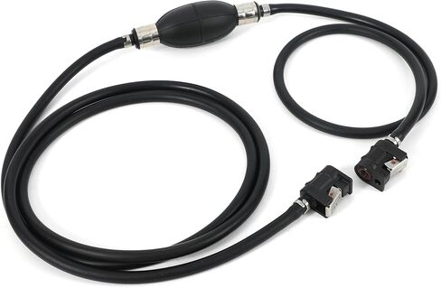 AMYBEST 5/16" 8mm Fuel Line Assembly, 10 FT Marine Outboard Boat Motor RVs Fuel Gas Line Hose Kit with Primer Bulb, Steel Hose Clamps and Connector, Compatible with Yamaha Outboard Motors (5/16" 8mm) in Saudi Arabia