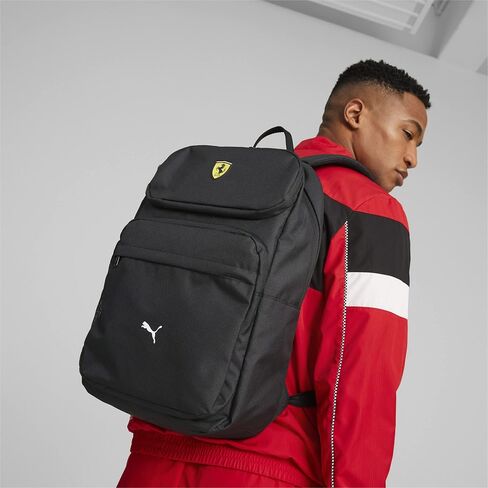 حقيبة ظهر من Puma 079566 FERRARI SPTWR من الدانتيل، حقيبة ظهر للربيع والصيف 23 لونًا، أسود (02) in Saudi Arabia