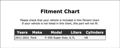 زيت المحرك فلتر محول ختم متوافق مع فورد F-350 سوبر ديوتي 6.7L V8 2011 2012 2013 2014 2015 2016 2017 2018 2019 2020 2021 PC-751190 in Kuwait