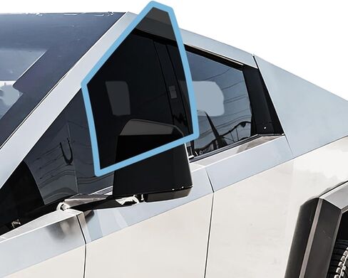 BOGAR TECH DESIGNS - مجموعة أفلام تظليل النوافذ المصنوعة من السيراميك الفاخر المتوافقة مع الزجاج الأمامي Tesla Cybertruck، 70% in Kuwait
