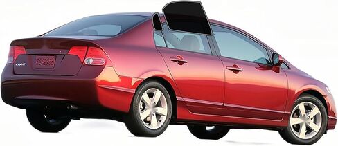 طبقة تظليل النوافذ مسبقة القطع من AUTOTEK، جميع جوانب السيارات، حماية من أشعة الشمس، حماية الخصوصية، زجاج مضاد للكسر، طبقة من طبقتين، أي مجموعة تظليل ملونة لسيارة Honda Civic Sedan 2006-2011 in Kuwait