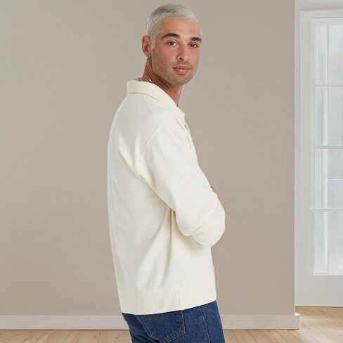 Hanes Originals صوف، ملابس مصبوغة للرجال، قميص بولو قطني in Saudi Arabia