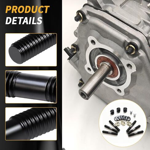 طقم مسامير غطاء جانبي عالي الأداء لـ Predator 212 12.9 سبائك الصلب مع صواميل عالية القوة لهوندا GX160 لكولمان CT200U GX200 لتيلوتسون 196-225 لـ BT200X in Kuwait