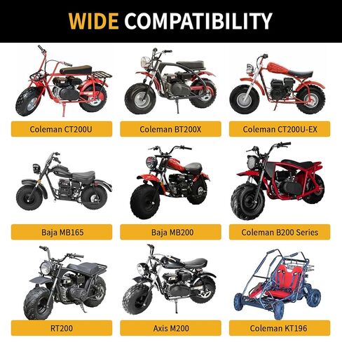 طقم مسامير غطاء جانبي عالي الأداء لـ Predator 212 12.9 سبائك الصلب مع صواميل عالية القوة لهوندا GX160 لكولمان CT200U GX200 لتيلوتسون 196-225 لـ BT200X in Kuwait