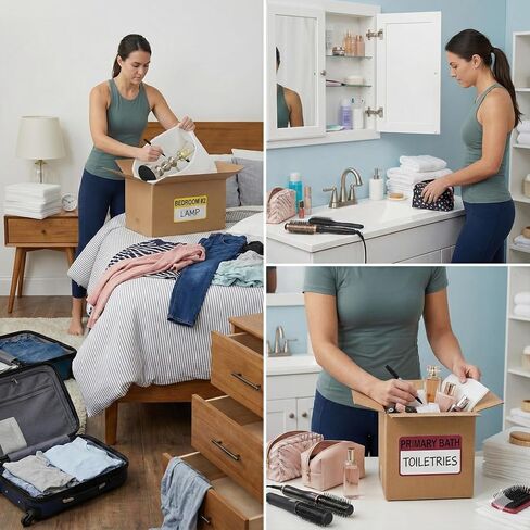 570pcs Packing Supplies for Moving,270 Cushioning Foam Pouches and Sheets, 4 Sizes (16x12", 12x12", 12x7.8", 7.8x7.8") with 300 moving labels，Cushion Foam Pouch for Storage and Shipping Fragile Items in Saudi Arabia