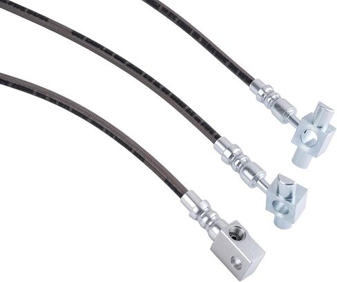 maXpeedingrods Extended Brake Lines for 1971-1991 Chevy C10/K10/C20/K20 Suburban Pickup, for GMC C15/K15/C25/K25 Pickup Suburban, Stainless Steel Front & Rear for 4-6'' Lifted Vehicles in Saudi Arabia