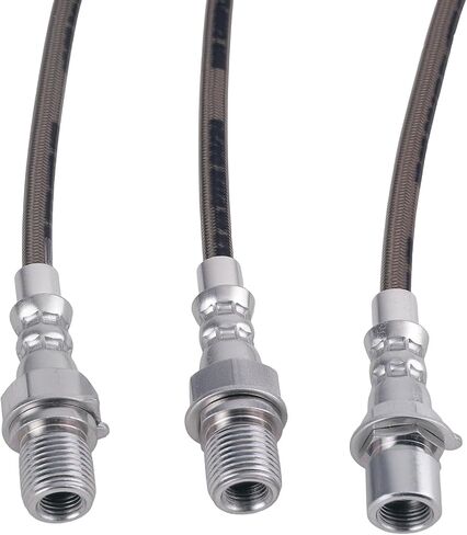 maXpeedingrods Extended Brake Lines for 1971-1991 Chevy C10/K10/C20/K20 Suburban Pickup, for GMC C15/K15/C25/K25 Pickup Suburban, Stainless Steel Front & Rear for 4-6'' Lifted Vehicles in Saudi Arabia