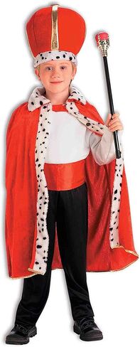 Forum Novelties King Robe and Crown Set Purple Costume, One Size in Saudi Arabia