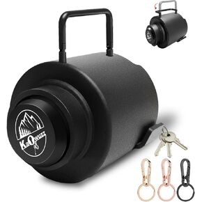 Trailer Lock, Heavy Duty Trailer Ball Lock Fits 2 5/16-Inch Couplers, Anti-Theft, Anti-Smashing, Secures Safety Chains, Solid Steel Towing Hitch Accessories for RV, Cargo, Boat (with Handle) in Saudi Arabia