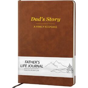 Mom's Story Leather Journal (Hardcover): Mom, I Want to Know Your Story - A Guided Journal To Share Her Memories & Love - Meaningful Moms Gifts for Mothers Day, Birthday & Christmas from Daughter Son in Saudi Arabia