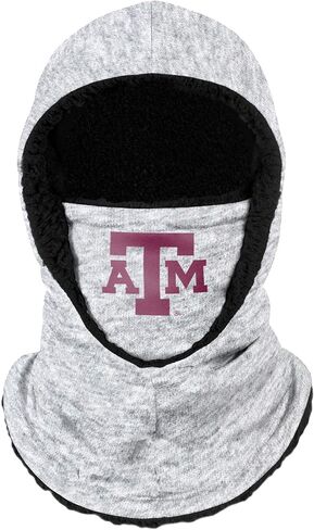 FOCO Utah Utes NCAA Heather Grey Big Logo Hooded Gaiter, Adult (SVNCGRHDSN) in Saudi Arabia