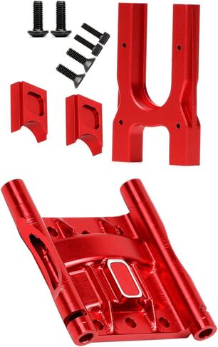 Center Diff Mount Upgrades Part for ARRMA 1/8 Kraton/Notorious/Outcast/Talion/Typhon,1/7 Felony/Infraction/Fireteam/Mojave/Limitless RC,Aluminum Center Differential Cover Mount,ARA320499,Red in Kuwait