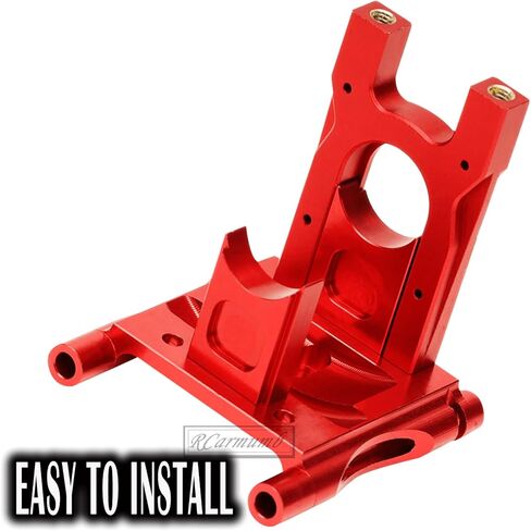 Center Diff Mount Upgrades Part for ARRMA 1/8 Kraton/Notorious/Outcast/Talion/Typhon,1/7 Felony/Infraction/Fireteam/Mojave/Limitless RC,Aluminum Center Differential Cover Mount,ARA320499,Red in Kuwait