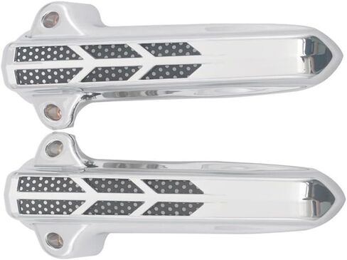 غطاء ساق الشوكة السفلي الأمامي من Riloer، أغطية ساق الشوكة السفلية بدون ضوء LED، متوافق مع Harley Electra Road Street Glide Road King 2014-2017 - أسود in Kuwait