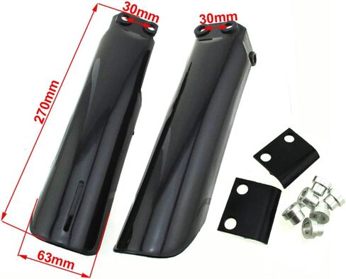 TC-Motor 270 مم غطاء حماية الشوكة الأمامية أحذية تعليق لـ 125cc 140cc 150cc 160cc 170cc 190cc Pit Dirt Bike CRF50 Thumpstar YCF GPX SDG Piranha Apollo Taotao Coolster Lifan in Kuwait
