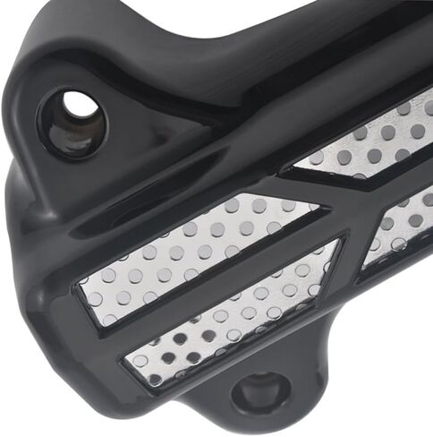 Riloer Front Lower Fork Leg Cover, Lower Fork Leg Covers Without LED Light, Compatible with Harley Electra Road Street Glide Road King 2014-2017 - Black in Saudi Arabia