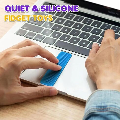 Sensory Fidget Toys Kids Adults, 8 Pack Textured Suction Toys for Autism Kids Calming,Sensory Stickers for Anxiety Relief,Fidget Strips for Classroom Office- Travel Toys Road Trip Essential (8 Packs) in Saudi Arabia