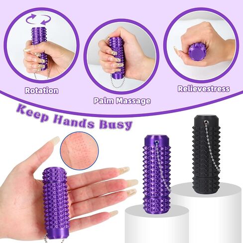 قطعتان من قطعتي Little Ouchies Pain Stim Fidget، ألعاب تململ للبالغين، ألعاب دوارة دوارة شائكة مطبوعة ثلاثية الأبعاد لاضطراب فرط الحركة ونقص الانتباه، والقلق، وتخفيف التوتر، والتوحد، ومواد تخزين مبتكرة in Kuwait