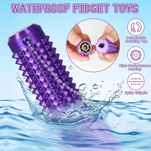 قطعتان من قطعتي Little Ouchies Pain Stim Fidget، ألعاب تململ للبالغين، ألعاب دوارة دوارة شائكة مطبوعة ثلاثية الأبعاد لاضطراب فرط الحركة ونقص الانتباه، والقلق، وتخفيف التوتر، والتوحد، ومواد تخزين مبتكرة in Kuwait