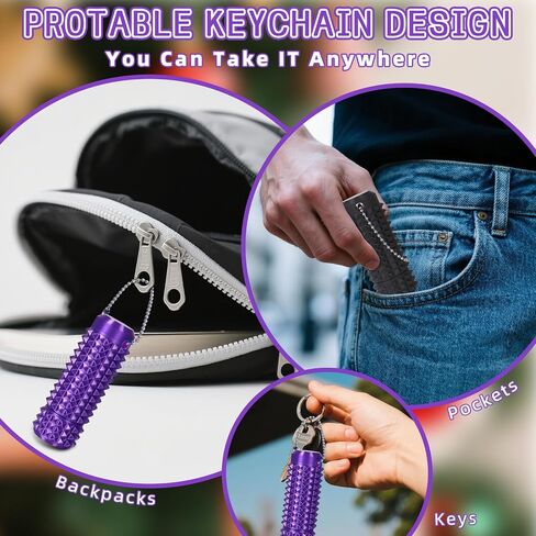 قطعتان من قطعتي Little Ouchies Pain Stim Fidget، ألعاب تململ للبالغين، ألعاب دوارة دوارة شائكة مطبوعة ثلاثية الأبعاد لاضطراب فرط الحركة ونقص الانتباه، والقلق، وتخفيف التوتر، والتوحد، ومواد تخزين مبتكرة in Kuwait