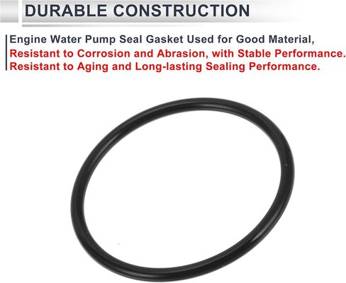 Water Pump Housing O-Ring for Honda Civic 2002-2015 Long-lasting Sealing Thermostat Housing Seal No.19322PCX003 Rubber 1 Pc in Saudi Arabia