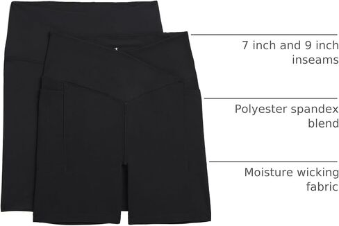 Danskin Women's 2-Pack 7" Bike Shorts in Saudi Arabia