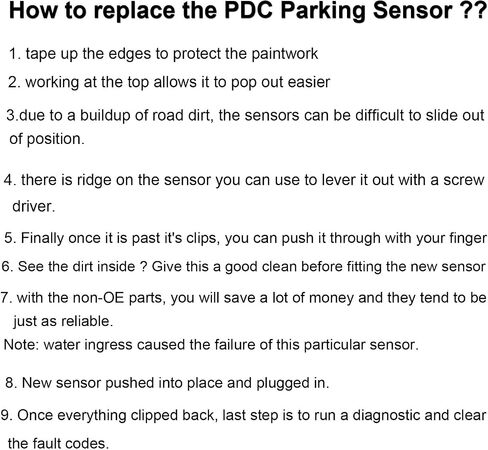 PDC Parking Sensor 52050134#0263023351 in Saudi Arabia