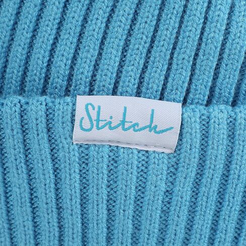 Hello Kitty Ribbed Knit, Embroidered Character On White Cuff Beanie in Saudi Arabia