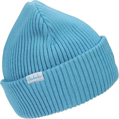 Hello Kitty Ribbed Knit, Embroidered Character On White Cuff Beanie in Saudi Arabia