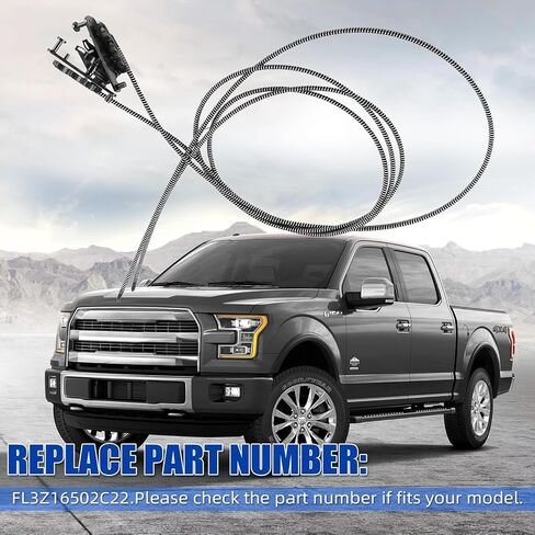 Sunroof Glass Cable,Sunroof Glass Cable for 2017-2019 Replace FL3Z16502C22 Super Cab Sunroof Glass Cable in Saudi Arabia