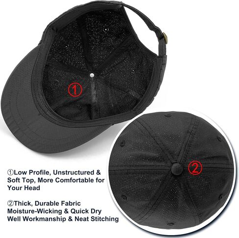 Masktide Short Brim Baseball Caps for Men Quick Dry Short Bill Hats for Women Ponytail Umpire Fitted Running Outdoor Sports in Kuwait