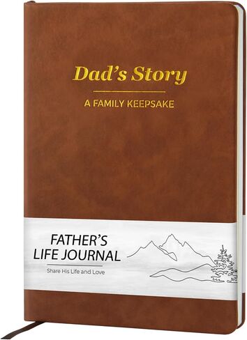 Mom's Story Leather Journal (Hardcover): Mom, I Want to Know Your Story - A Guided Journal To Share Her Memories & Love - Meaningful Moms Gifts for Mothers Day, Birthday & Christmas from Daughter Son in Saudi Arabia