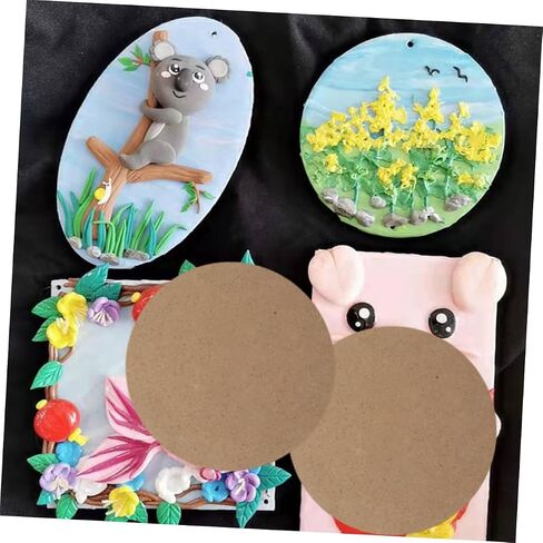 10Pcs Clay Making Board Pottery Boards for DIY Crafts for Air Dry Clay Multi Use Art Plates for Painting and Crafting in Saudi Arabia