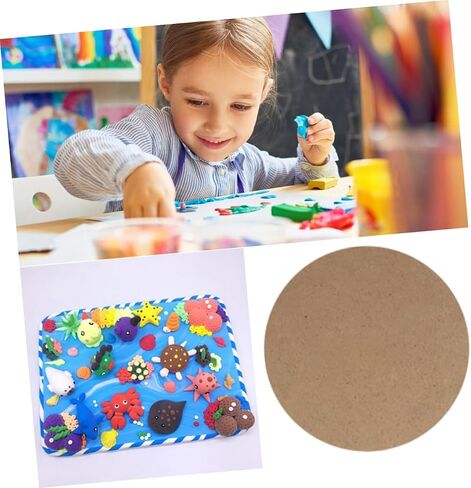 10Pcs Clay Making Board Pottery Boards for DIY Crafts for Air Dry Clay Multi Use Art Plates for Painting and Crafting in Saudi Arabia