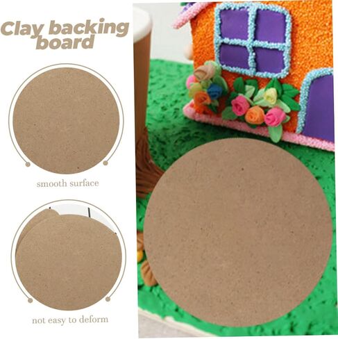 10Pcs Clay Making Board Pottery Boards for DIY Crafts for Air Dry Clay Multi Use Art Plates for Painting and Crafting in Saudi Arabia