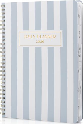 Beautiful 2026 Daily Planner - 7" x 10" Planner for Women or Men with Weekly & Monthly Spreads for Easy Planning - Beautiful Calendar Book to Organize Tasks and Boost Productivity in Saudi Arabia