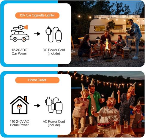 ثلاجة سيارة محمولة TABU 38QT(35L)، فريزر ومبرد ثنائي المنطقة 12 فولت مع 12/24 فولت تيار مستمر و110/240 فولت تيار متردد، -4 درجة فهرنهايت ~ 68 درجة فهرنهايت، ثلاجة سيارة مع سلة وعجلات، ضوضاء منخفضة، للتخييم والسفر، RV (أسود) in Kuwait