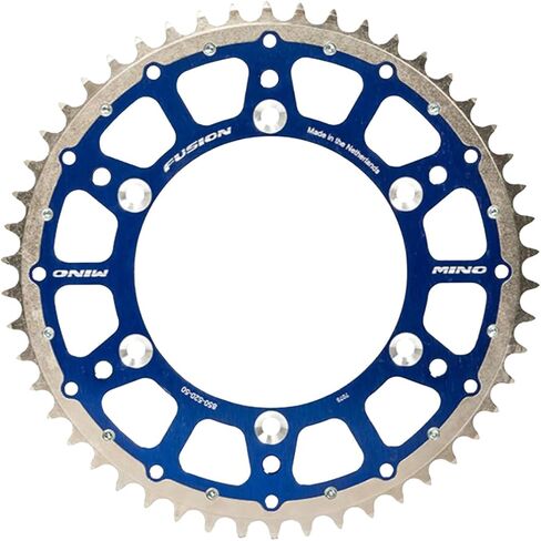 Moto-Master 51 Tooth Rear Sprocket Compatible with Yamaha WR250F 2001-2024, CNC Machined Fusion Stealth Sprockets, Durable Lightweight Chain Sprocket for Off-Road and Motocross Performance (Blue) in Saudi Arabia