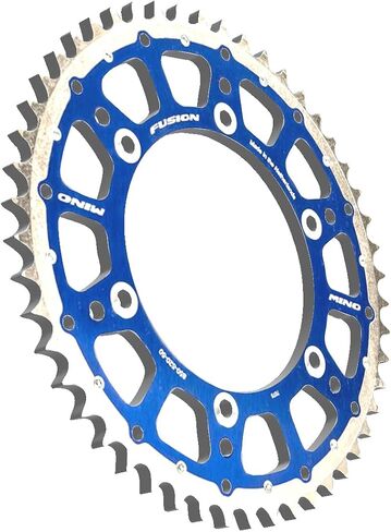 Moto-Master 51 Tooth Rear Sprocket Compatible with Yamaha WR250F 2001-2024, CNC Machined Fusion Stealth Sprockets, Durable Lightweight Chain Sprocket for Off-Road and Motocross Performance (Blue) in Saudi Arabia