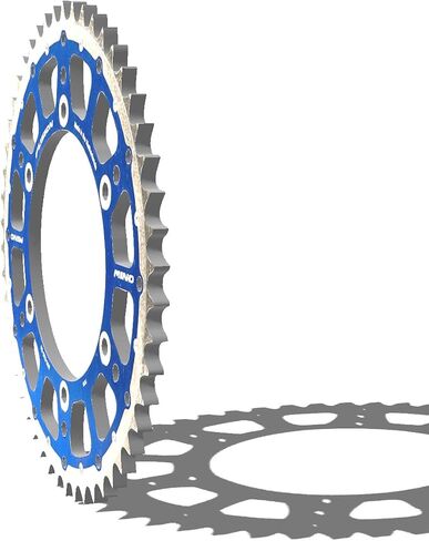 Moto-Master 51 Tooth Rear Sprocket Compatible with Yamaha WR250F 2001-2024, CNC Machined Fusion Stealth Sprockets, Durable Lightweight Chain Sprocket for Off-Road and Motocross Performance (Blue) in Saudi Arabia