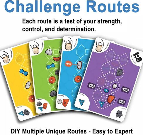 كتلة بولدر مصنوعة يدويًا - بناء القوة والدقة، كرة تسلق ثلاثية الأبعاد لتدريب القوة، حامل جدار صخري مقلد، معدات تسلق الصخور المحمولة، هدايا لمتسلقي الصخور (قطعة واحدة) in Kuwait