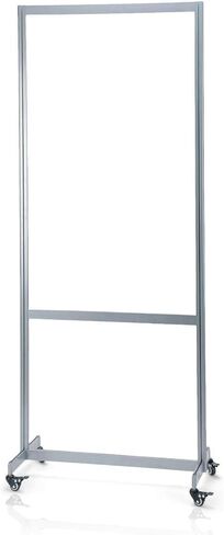 EventStable 24'' x 22'' x 16'' Clear Desktop Barrier - Easily Installable Plastic Shield Counter Divider Panel - Desk Shield Sneeze Guard for Counter in Offices, Banks, and Schools in Saudi Arabia
