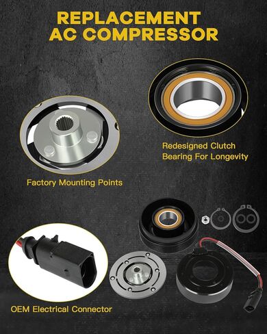 INEEDUP 997-2000 مناسب لقابض فولكس فاجن لجيتا 1.8L A/C in Saudi Arabia