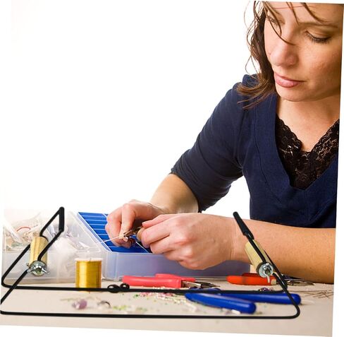 أداة صنع السوار DIY من Operitacx من الفولاذ المقاوم للصدأ، آلة نسيج الخرز للحرف الفنية لصنع المجوهرات والأساور وأساور المعصم للمبتدئين والهواة in Kuwait